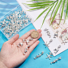 CHGCRAFT 42Pcs 3 Styles Alloy European Dangle Charms FIND-CA0005-62-3