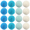 40Pcs 4 Colors Wool Felt Balls DIY-SC0029-40E-1