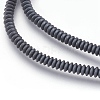 Non-magnetic Synthetic Hematite Beads Strands X-G-I208-03F-A-4x1mm-2