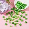 100Pcs 2 Styles Opaque Acrylic Beads SACR-YW0001-73-4