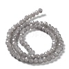 Baking Paint Imitation Jade Glass Bead Strands DGLA-A034-J10mm-A43-4