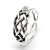 Adjustable Alloy Cuff Finger Rings X-RJEW-S038-085-1