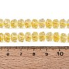 Crackle Transparent Glass Beads Strands GLAA-N068-03A-14-4