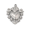 304 Stainless Steel Pendants STAS-D366-05B-P-1