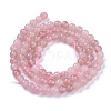 Natural Strawberry Quartz Beads Strands G-P433-29-1