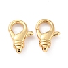 Brass Lobster Claw Clasps KK-D065-03G-2