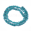 Handmade Evil Eye Lampwork Beads Strands LAMP-S191-02A-06-1