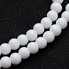 Opaque Color Glass Round Bead Strands GLAA-I026-10mm-02-1