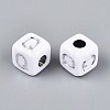 Opaque Acrylic Beads SACR-T035-03Q-3