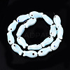 Handmade Porcelain Ceramic Beads Strands X1-PORC-T006-03O-2