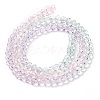 Transparent Painted Glass Beads Strands X-DGLA-A034-T3mm-A23-5