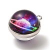 Galaxy Theme Luminous Glass Ball Pendants GLAA-D021-01P-09-2