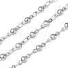 Tarnish Resistant 304 Stainless Steel Ball Link Chains CHS-L015-39-1
