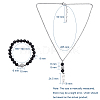 Pendant Necklaces and Stretch Bracelets Sets SJEW-JS01071-4