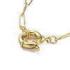 Brass Paperclip Chain NJEW-JN02859-3