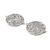 Brass Micro Pave Colorful Cubic Zirconia Hollow Connector Charms KK-K351-58D-P-2