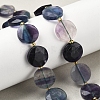 Natural Colorful Fluorite Beads Strands G-C116-A172-03-1