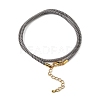 Nylon Milan Cord Necklace Making MAK-M028-01G-21-2