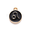 Alloy Enamel Pendants LS-ENAM-S124-01A-08G-2