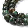 Natural African Turquoise(Jasper) Beads Strands X-TURQ-G037-10mm-7