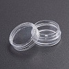 Transparent Plastic Empty Portable Facial Cream Jar X-MRMJ-WH0060-20A-2