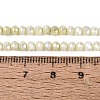 Anti-Tarnish Electroplate Rondelle Glass Beads Strands EGLA-T021-3mm-17-09-4