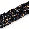 Baking Paint Glass Beads Strands DGLA-N010-4mm-10-1