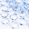 Transparent Acrylic Finger Rings X-RJEW-T010-01B-1