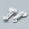 999 925 Sterling Silver Beads STER-T002-130S-2