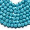 Natural Malaysia Jade Beads Strands G-L645-A01-6mm-24-4