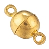 Brass Magnetic Clasps with Loops MC019-NFG-3