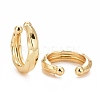 Rack Plating Brass Chunky Cuff Earrings for Women EJEW-G288-14G-2
