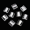 Handmade Silver Foil Lampwork Beads FOIL-S006-12x12mm-11-1