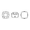 Preciosa® MAXIMA Crystal in Sew-On Cup Y-PRC-SS16-30050-G-2