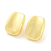 Rack Plating Brass Rectangle Stud Earrings EJEW-K263-23G-1