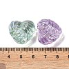 UV Plating Iridescent Acrylic Beads X-OACR-B021-05-3
