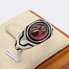 316L Surgical Stainless Steel and Synthetic Gemstone Finger Rings for Men FS-WG3E90C-30-1