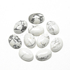 Natural Howlite Cabochons G-R415-13x18-29-1