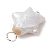 Natural Nucleated Baroque Keshi Pearl Pendants PALLOY-JF02900-02-5