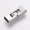 304 Stainless Steel Fold Over Clasps STAS-E144-148P-2