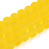 Transparent Glass Beads Strands X-GLAA-T032-T10mm-MD11-1