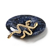Natural Blue Spot Jasper Pendants G-E088-01G-05-2