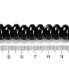 Natural Black Agate(Dyed & Heated) Beads Strands G-G177-F01-02-5
