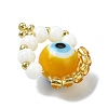 Handmade Seed Pendants PALLOY-MZ00291-4