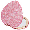 1Pc ABS & Glass Mirror Portable Makeup Folding Mirror AJEW-SP0001-60A-1