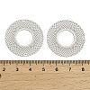 201 Stainless Steel Laser Cut Connector Charms STAS-Z116-08P-3