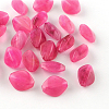 Rhombus Imitation Gemstone Acrylic Beads OACR-R037A-11-1