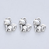 Tibetan Style Alloy Pendants TIBE-R316-063AS-RS-1