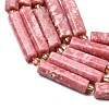 Natural Thulite Beads Strands G-D353-A01-4