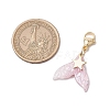 Mermaid Tail Resin Pendant Decorations HJEW-JM03120-3